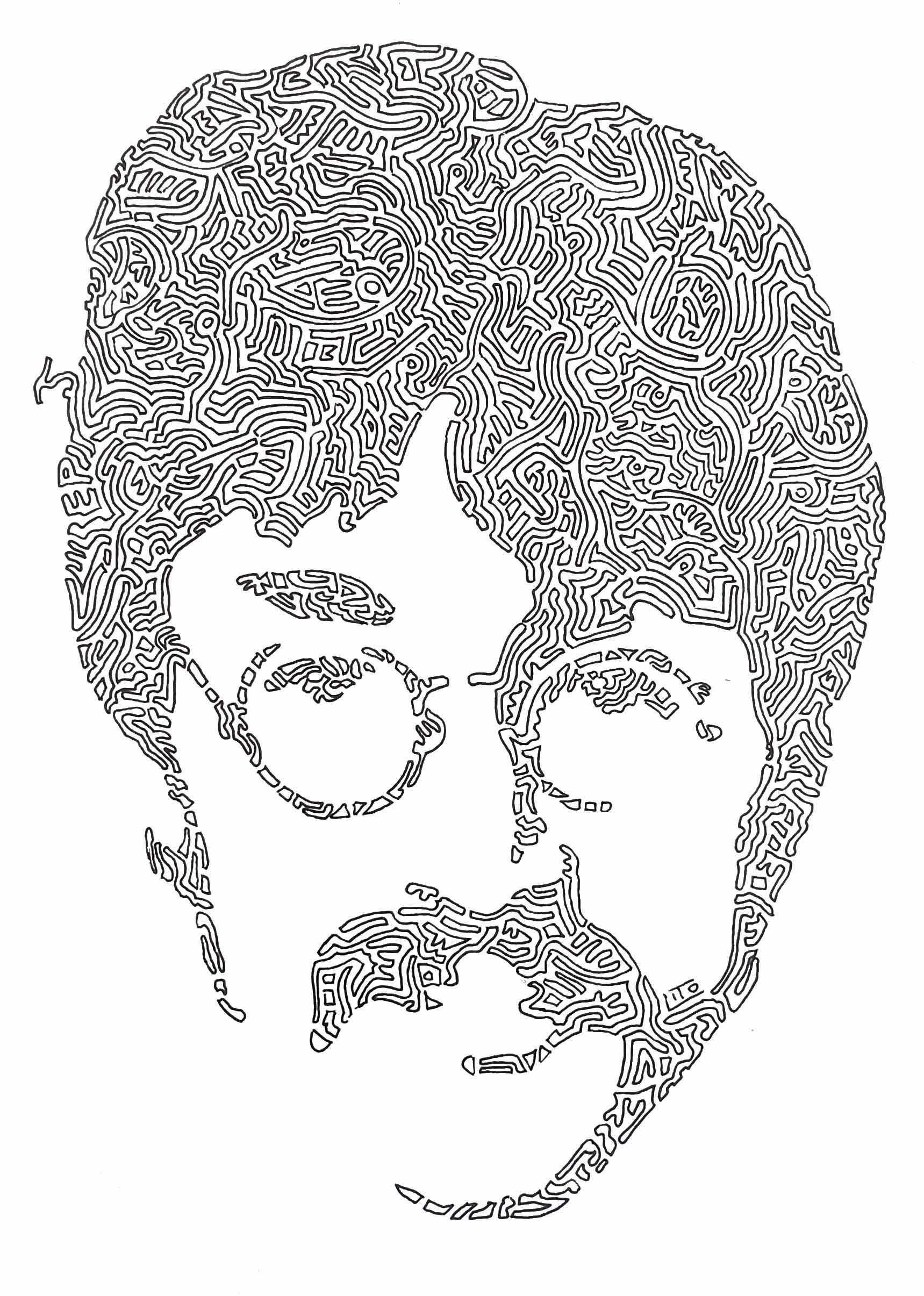 John Lennon Noir & Blanc